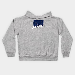 Alaska flag Kids Hoodie